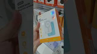 Unboxing WOPOW 10000mAh Powerbank magnetic wireless charging power bank wopow powerbank magnetic [upl. by Ahsenaj]