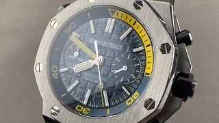 Audemars Piguet Royal Oak Offshore Diver Chronograph 26703STOOA027CA01 Audemars Piguet Review [upl. by Eurydice641]