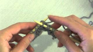 Knitting How to Rib English Style [upl. by Goldina959]