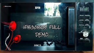 IFB MICROWAVE 30FRC2 DEMO [upl. by Arocahs188]