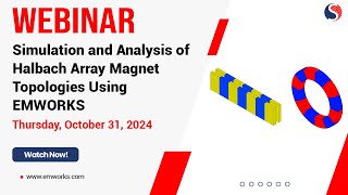 Simulation and Analysis of Halbach Array Magnet Topologies Using EMWORKS [upl. by Ahsaten]