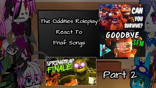 oddities roleplay plus  reacts to tiktoks pt2 gacha odditiesroleplay reacts 2 [upl. by Aihsekyw]