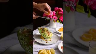 Dill Caesar Wedge Salad 🥬🧀🍋 [upl. by Boehike]