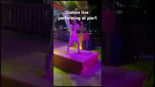 Ization live performing at pier1 dancehall reggae music [upl. by Nosac]