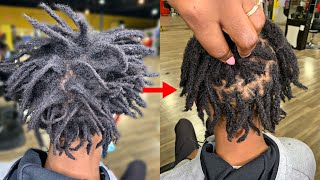 RETWISTING 1 YEAR FREEFORM DREADS  NEW GROWTH [upl. by Lamak]