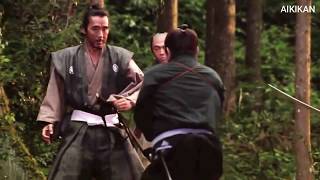 Samurai fight multiple attackers Kenjutsu quotAfter the Rainquot  forest fight scene [upl. by Em686]