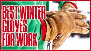 Top 5 Best Winter Gloves For Work In 2023  Waterproof Leather Insulated Work Gloves [upl. by Aliuqa]