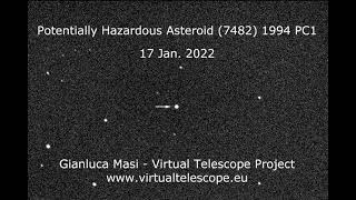 Potentially Hazardous Asteroid 7482 1994 PC1 [upl. by Ardys210]