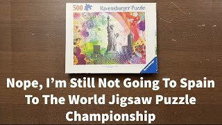 Ravensburgers quotNew York Postcardquot Timelapse Jigsaw Puzzle Solve [upl. by Stouffer]