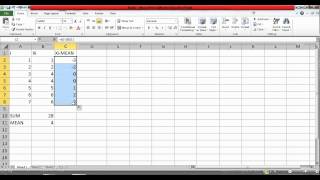 COMPUTING SAMPLE STANDARD DEVIATION USING EXCEL [upl. by Nissie]