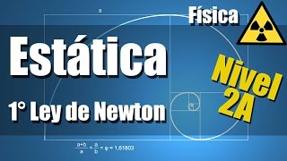 Estática Ejercicios Resueltos Nivel 2A Primera ley de Newton [upl. by Cutcheon]