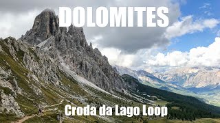 Hiking the Croda da Lago Loop  Dolomites [upl. by Nireves]