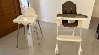 IKEA ANTILOP HIGHCHAIR VS ORIBEL COCOON HIGHCHAIR [upl. by Rosario90]