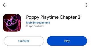 Finally I Downloaded Poppy Playtime Chapter 3 From Playstore LIVE🔴 [upl. by Ariaj]