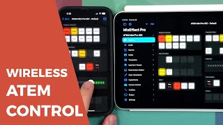 THREE ways to control your ATEM Mini WIRELESSLY with an iPad [upl. by Dao29]