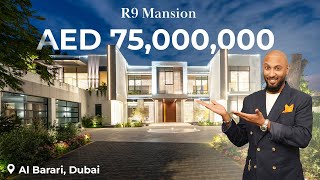 Inside AED 75000000 R9 MANSION in AL BARARI DUBAI  Nazish Khan [upl. by Shannan]