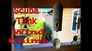 Scuba tank wind chime [upl. by Tiphane]