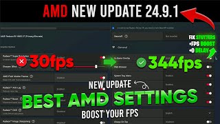 AMD Radeon Best Settings For Gaming amp Performance  AMD New Update 2491  AMD Adrenalin Edition [upl. by Krasnoff]