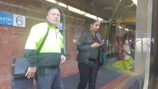 Melbourne Australia Flinders Street station walk then train ride to Laverton station [upl. by Eleets]