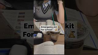 Emergency kit for school💗 aesthetic schoollife needed sub music schoolneeds necesario [upl. by Relyuhcs]