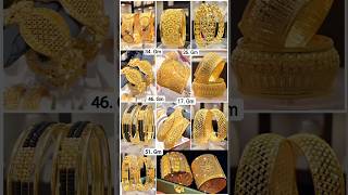 Most Beautiful Gold Bangles Gold Bangles Designs 2024 With Price Gold Bangles Designs bangles 69 [upl. by Phedra]