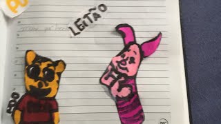 Adesivos de pooh e leitão🐻🐷 [upl. by Irakab]