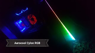 UNBOX  GABINETE AEROCOOL CYLON RGB LED  KABUM [upl. by Atinej838]