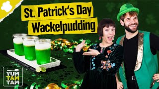 St Patricks Day Wackelpudding  Grüne Götterspeise selber machen [upl. by Lj]