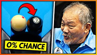 1 IN A MILLION MOMENTS In Pool Billiard HISTORY [upl. by Enileqcaj125]