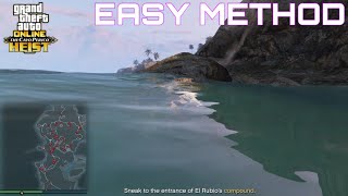 How To Sneak Into El Rubio’s Compound Undetected Easy Method  Gather Intel  GTA Online [upl. by Drawyeh]