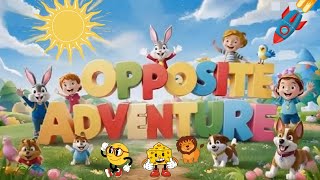 Discover Opposites with Fun Adventure  Educational Fun Cartoon for Kids [upl. by Assirrem]