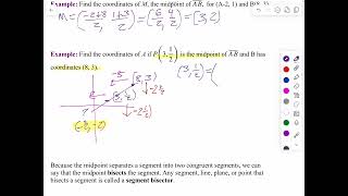 MT 1 LT7 seminar part 2 midpoints and bisectors ￼ [upl. by Ahsiadal]