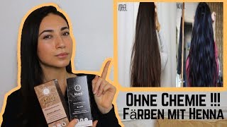 Haare färben mit Henna Vor und Nachteile  DEMO [upl. by Llamaj]