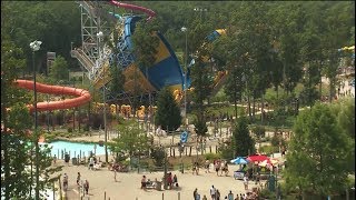 Hurricane Harbor is one of the best water parks in New Jersey [upl. by Ardnoyek]