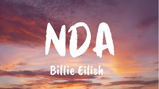 NDA Lyrics  Billie Eilish [upl. by Einehpets981]