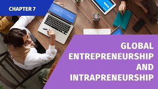 CHAPTER 7  Global Entrepreneurship and Intrapreneurship  Part 3 [upl. by Okiman]