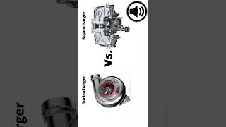 Turbocharger VS Supercharger Sound Battle [upl. by Eslek]