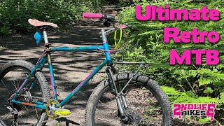 Ultimate Retro MTB Build  Disc Brake Conversion  Edsen Fork  Bike Build [upl. by Anola]