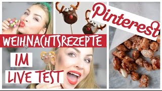 PINTEREST WEIHNACHTSREZEPTE 🎄 IM LIVE TEST  TOP oder FLOP [upl. by Pirri]