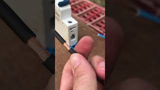 Como colocar fio em disjuntor técnica infalível 😱🔌 viral fio facavocemesmo ferramentas diy el [upl. by Ecnerolf]