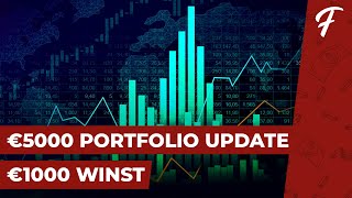 AANDEEL UITBREIDEN  UPDATE OVER ALLE AANDELEN €5000 PORTFOLIO  AANDELEN PORTFOLIO OPBOUWEN 10 [upl. by Arraeis]