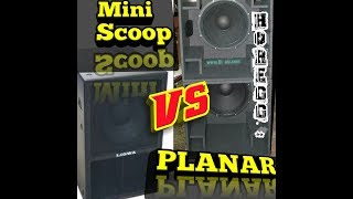 BOX SPEAKER MINI SCOOP VS PLANAR SALAM HOREEGGGG [upl. by Ellivnarg764]