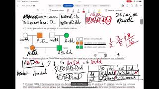Exercícios em Genética  Leis de Mendel interação gênica linkage polialelia e mais [upl. by Olgnaed]