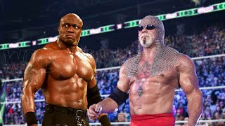 Bobby Lashley vs Scott Steiner Match Wrestling Show [upl. by Atiragram]