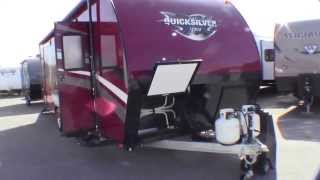 2014 Livin Lite Quicksilver 85 x 24 Toy Hauler Travel Trauler only 5010 Pounds [upl. by Amuh]