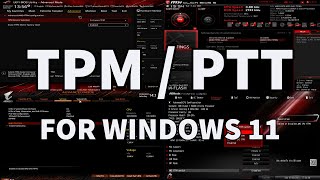 Windows 11 için Intel TPM 20 Etkinleştirme [upl. by Eenhpad]