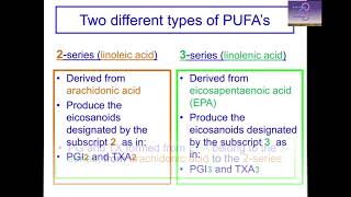 Omega6 and Omega3 Eicosanoids DrAJGhalayini [upl. by Enier750]