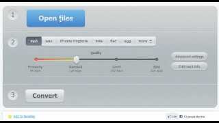 How to use the Online Audio Convertor [upl. by Hung502]