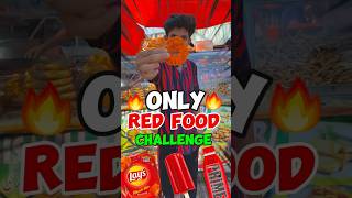 Eating Only Red Color Food For 24 Hours😲Red Color Food ChallengeUsman Vlogs Mini Vlogsshortvideo [upl. by Aspa]