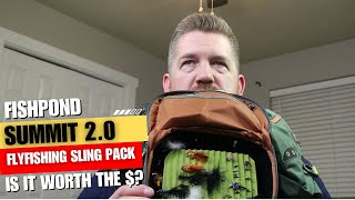 Organize Your Gear Fishpond Summit Fishing Sling Pack Review [upl. by Enilrahc]